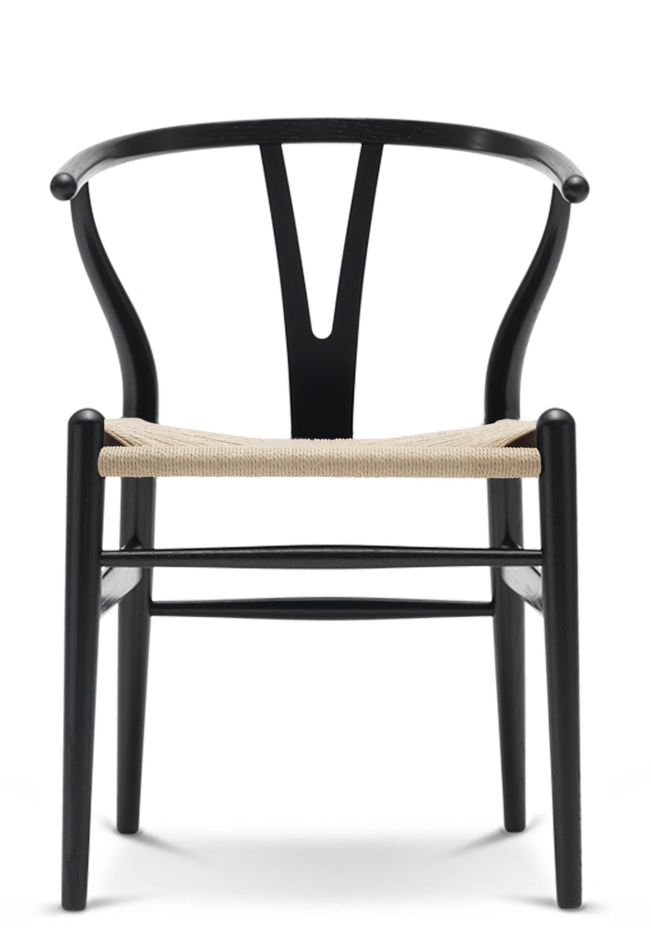 CH24 Wishbone Chair / Y-Chair Oak black Carl Hansen & Søn SINGLE PIECES